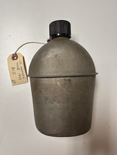 Original WWII US Military Metal Canteen with Cap/Cork 1943 picture