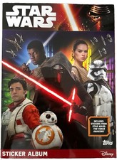 2016 Topps Star Wars The Force Awakens Sticker Album & 50ct. Box of Stickers picture