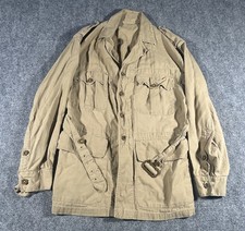 Men's VTG 50s 1950 Pattern British Army Bush Jacket Sz 9 1950s Cotton picture