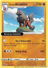 Hisuian Arcanine : SWSH11 Reverse Holofoil - 084/196 Near Mint picture