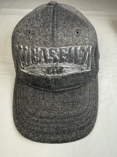Disney Lucasfilm Logo Adult Gray Baseball Cap NEW picture