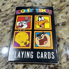 Looney Tunes Playing Cards 1993 Good Condition Cards, And Box See Pictures picture