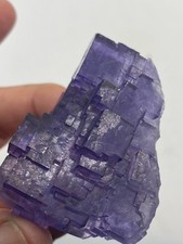 Extra HQ Blue/Purple Stepped Fluorite Cube picture