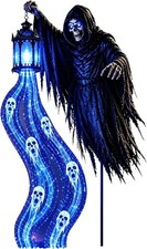 Halloween Soul Harvester Animated Garden Light, Spooky Waterfall Glow Stake picture