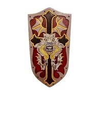 Medieval Heather Shield Lion Design Alucard Castlevania Shield Cosplay LARP Disp picture