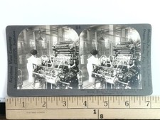 Paper Money Printing Stereoview Keystone View Co. Washington D.C. 1900s picture
