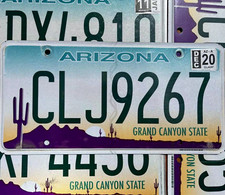 ARIZONA LICENSE PLATES - GRAND CANYON GRAPHIC LICENSE PLATE Tags Random # picture