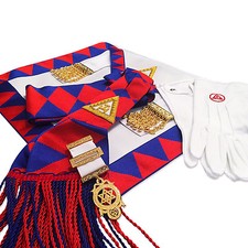 New Masonic Royal Arch Companions Apron, Sash, Jewel & Gloves RA Chapter Regalia picture