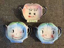 Vintage Tea Bag Holder Anthropomorphic