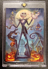 Topps 2021 Garbage Pail Kids Pat Chaimuang Vacation 1/1 Sketch Jack Skellington picture