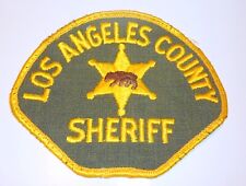 Vintage  Los Angeles County Sheriff Police Patch Cloth Backing  See Photos picture