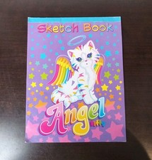 Lisa Frank Angel Kitty Sketch Book Tear And Share Pages Kitten Cat 90s Colorful picture