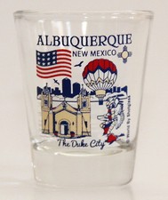 ALBUQUERQUE NEW MEXICO GREAT AMERICAN CITIES COLLECTION SHOT GLASS SHOTGLASS picture