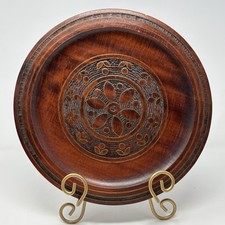 Vintage Polish Folk Art Wood Hand Carved 11.5