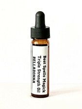 BELLADONNA Traditional Witches Triple Strength Oil by Best Spells Magick picture