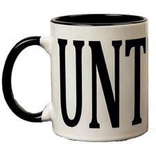 11 ounce UNT with black handle Coffee Mug - Custom 11.2 Ounces, Black picture