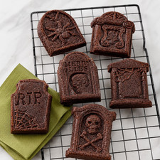 Martha Stewart Tombstone Cakelet Pan – Halloween Nonstick Baking Pan picture