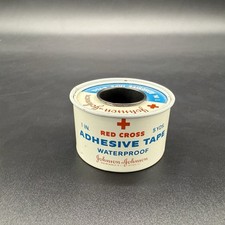 c1960s Johnson & Johnson Red Cross Medical Adhesive Tape First Aid Vintage picture
