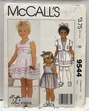 McCall’s 9544 Size 1-2-3 Jacket & Sundress PREOWNED VINTAGE 1985 UNUSED picture