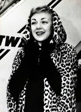 American actress Edie Adams born 1927 arriving in New York Old Photo picture