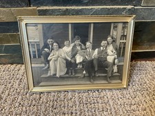 antique framed Family photograph 5” X 7” picture
