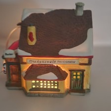 Lemax Dickensvale Photography/ Barber Porcelain Lighted Christmas Village 1994 picture