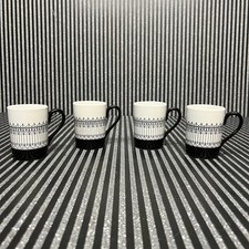 Set of 4 Vintage American Airlines Demitasse Cup. Mayer China #269 Minners & Co. picture