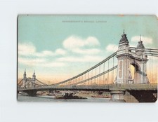 Postcard Hammersmith Bridge London England picture