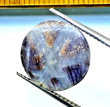 8.46 ct Natural Sapphire Trapiche Mogok Untreated Extra Rare Collectable L195 picture