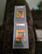 PSA Graded Video Game Wax Pack Lot - 1989 OPC Zelda Link & 1982 Donkey Kong  picture