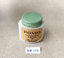 Vintage Pond's Vanishing Cream Jar Collectible Beauty Product Old Vanity Decor picture