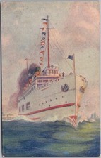 c1920s S.S. CATALINA / Wrigley Postcard 