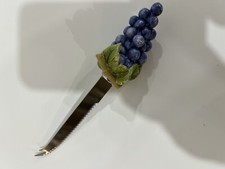 Grape Handle Stainless Steel Cheese Forked Knife Great For Charcuterie Party picture