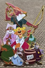 Disney Robin Hood & Cast Jumbo Fantasy pin with box, Limited Edition picture