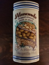 Vintage 1995 Lenox Baker's Dozen Almonds Fine Porcelain Canister picture