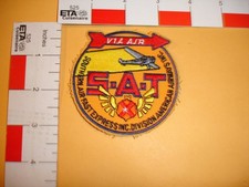 vintage Transportation patch American Airlines SAT Southern Air VIA AIR picture
