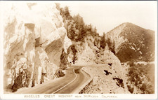 RPPC - Angeles Crest Highway, Mt. Wilson, California - Real Photo Postcard picture