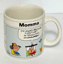 Vintage 1988 Momma Comic Strip Funny Coffee Mug Mell Lazarus Applause Korea picture