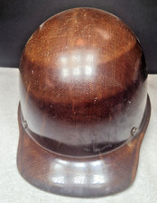 Vintage MSA Cap Miners Coal Construction Helmet Hat Tiger Stripe Original picture