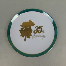 Vintage Chatillon Japan Fine Porcelaine 35th Anniversary Decorative Plate picture