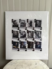 NEW Phil Bender Johnny Cash Playing Cards Assemblage Artwork Collectible Signed picture