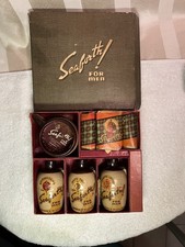 Vintage Seaforth For Men Shaving Kit Mug Lather Soap Hairdressing Talc Lotion picture