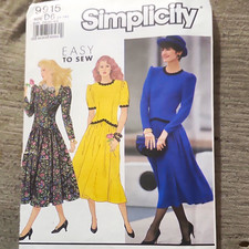 Simplicity 9915 Easy to Sew Misses Women's Dress Sewing Pattern Contemporary picture