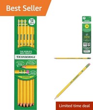 12 Count Yellow Soft Graphite Pencils with Latex-Free Erasers picture