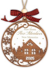 New Home Christmas Ornament 2025, Our First picture