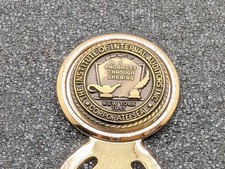 Vtg Medallion Bookmark Award For The Institute of Internal Auditors NY 1941 RARE picture