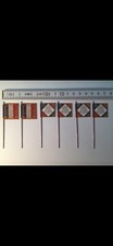 6x 28mm Napoleonic French Old Guard 1&2 Grenadiers Flags 1804/1812 Metal Flagpole picture