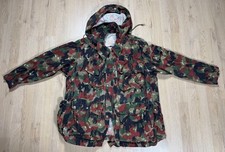 Vintage Swiss Army Military Alpenflage Camo Jacket Coat Parka M70 Size 56 XL picture