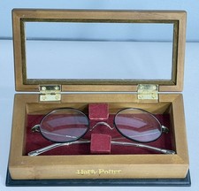 Harry Potter Noble Collection Eye Glasses In Case Rare 2007 Prop Replica picture