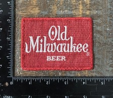 Vintage Old Milwaukee Beer Brewing Company Advertising Logo Sew-On Patch picture